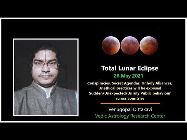 Total Lunar Eclipse On 26 May 2021