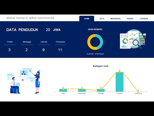 APLIKASI DATA PENDUDUK EXCEL | TANPA VBA EXCEL