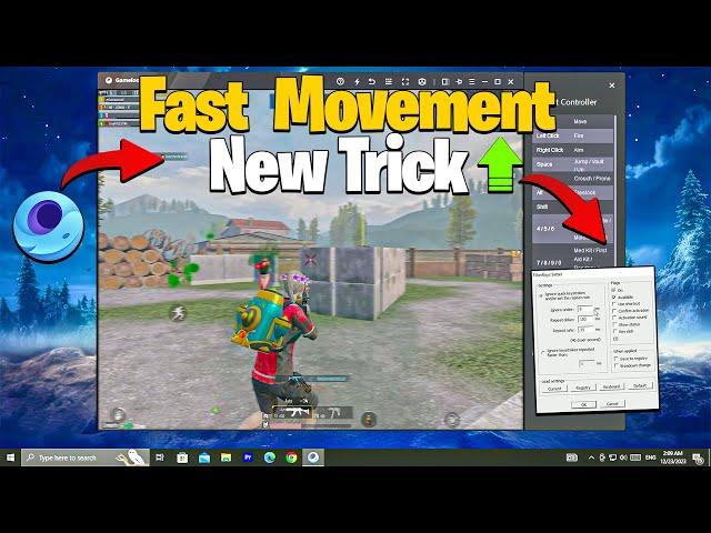 How To Jiggle Fast and Fast Movement In PUBG Mobile Emulator 