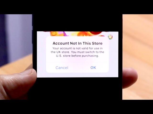 How To FIX Your Account Not In This Store iPhone