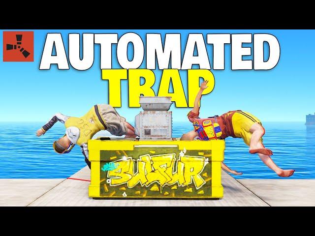 I Built the FIRST Automated Trap Base with the New Hopper Item - Rust