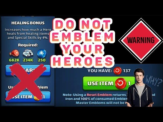 Empires and Puzzles Do Not Emblem Your Heroes! - MASTER EMBLEMS - Nie Dawaj Talentów Bohaterom!