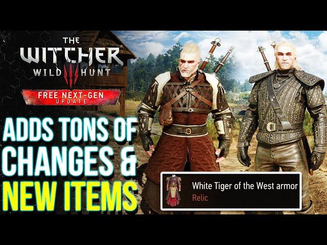 Witcher 3 Next Gen Upgrade - Don't Miss These New ARMOR & Weapons (Witcher 3 Next Gen Review)
