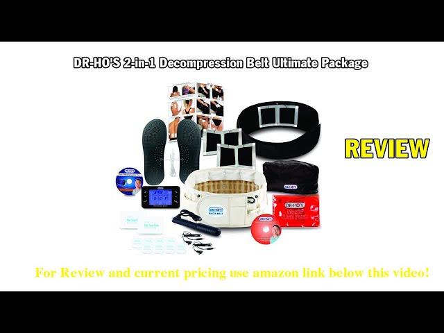Review DR-HO'S 2-in-1 Decompression Belt Ultimate Package for Lower Back Pain Relief and Lumbar Sup