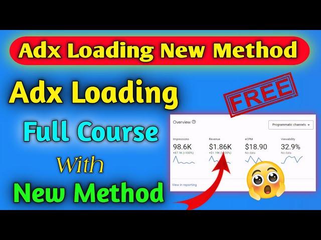 Adx Arbitration Complete Course  | Adx Loading Highest Earning Method|Dropping Problem Solve 100%