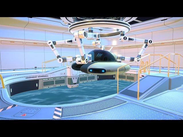 Subnautica - How dock a Seamoth in  Moon Pool