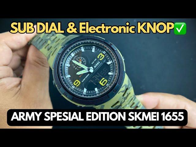 Spesial Army edition SKMEI 1655 Electric Knop