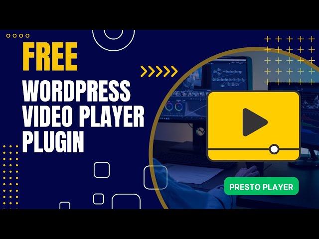 Free WordPress Video Player Plugin | Presto Player Free & Pro