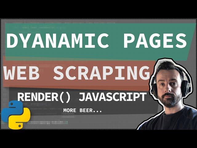 Render Dynamic Pages - Web Scraping Product Links with Python