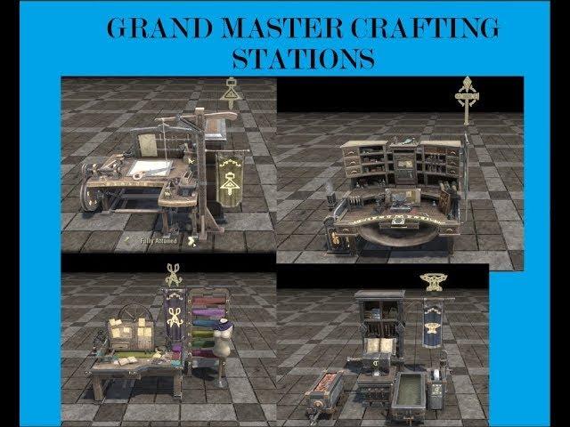 UPDATE 40 GRAND MASTER CRAFTING STATIONS