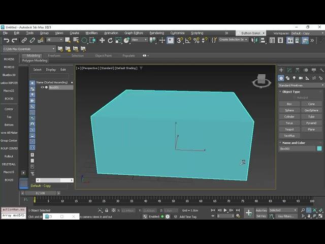 3ds max 2023   Lesson 012   Saving time with keyboard shortcut hotkeys