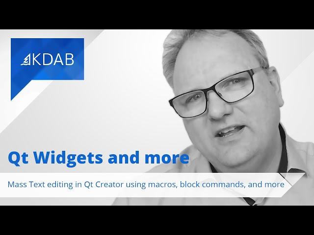 Mass Text Editing in Qt Creator Using Macros, Block Commands, and more