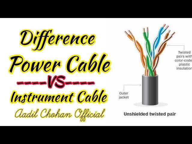 Power Cable vs Control Cable