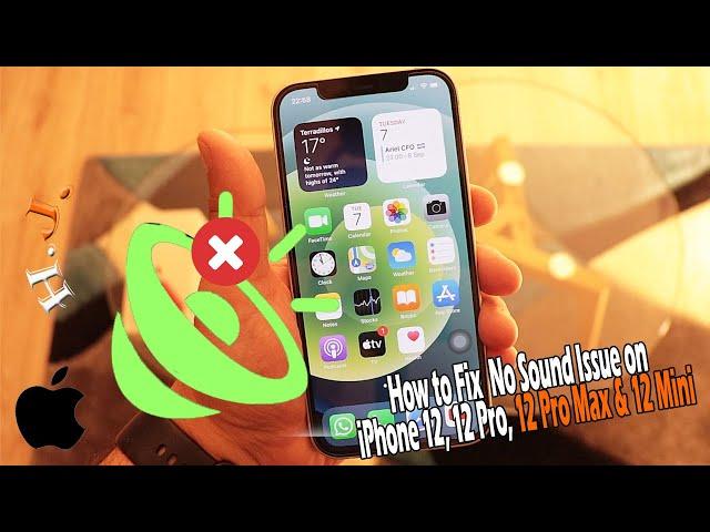 How to Fix  No Sound Issue on iPhone 12, 12 Pro, 12 Pro Max & 12 Mini