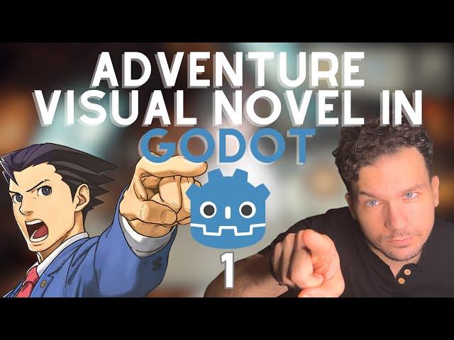 Making an Adventure Visual Novel Game in Godot | Part 1