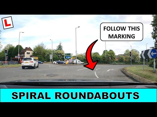 SPIRAL ROUNDABOUTS: Roundabout Driving