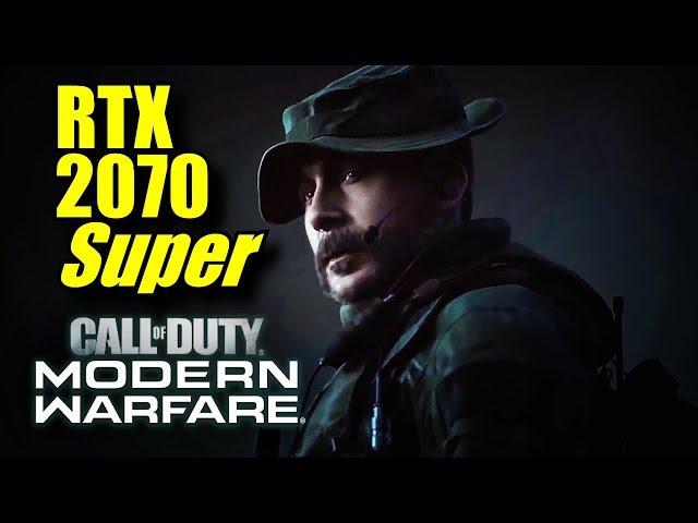 Call of Duty Modern Warfare SP RTX 2070 Super OC | 1080p & 1440p RTX ON/OFF | FRAME-RATE TEST