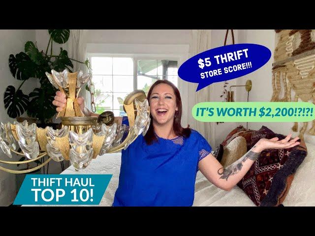 THRIFT HAUL! My TOP 10 Thrifted Finds! Bohemian Modern Thrifted Design | Best Goodwill Finds of 2020