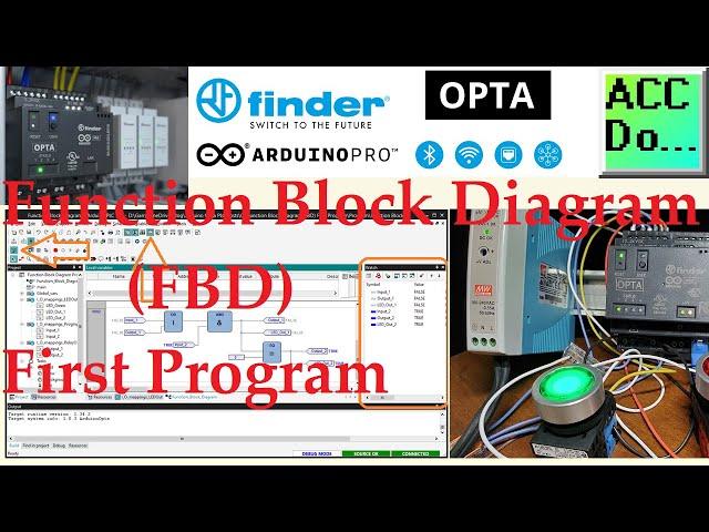 Arduino OPTA PLC - Function Block Diagram (FBD)