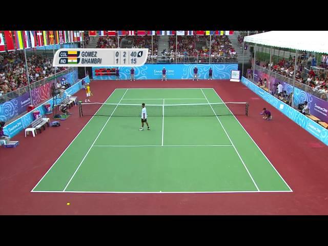 Gomez vs Bhambri - Men's Singles Tennis Final - Singapore 2010 Youth Games