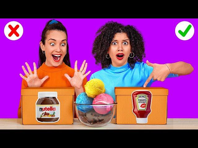 CHOOSE THE RIGHT SAUCE || Last To STOP Eating Wins! Weird Food Combinations by 123 GO! CHALLENGE