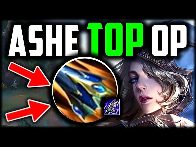 ASHE TOP IS CRACKED WITH NEW ITEMS! (Best Build/Runes) | Ashe Top pre SEASON 14 - League of Legends