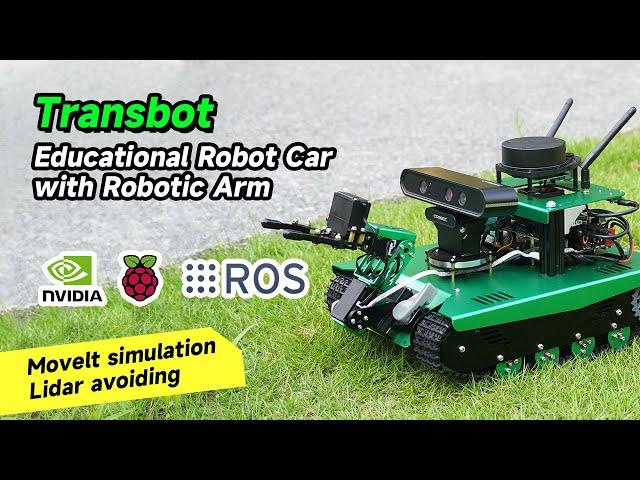 Yahboom ROS Transbot Robot  support Python programming MoveIt 3D mapping for Raspberry Pi