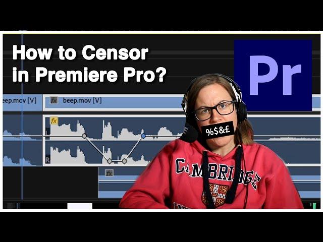 How To Beep and Censor in Your videos using Premiere Pro?