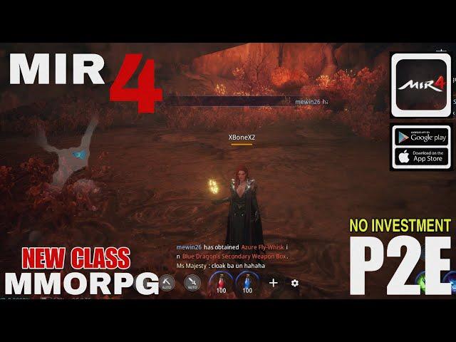 MIR 4 GAMEPLAY NEW CLASS P2E MMORPG PLAYING IN 2024 FOR ANDROID/iOS