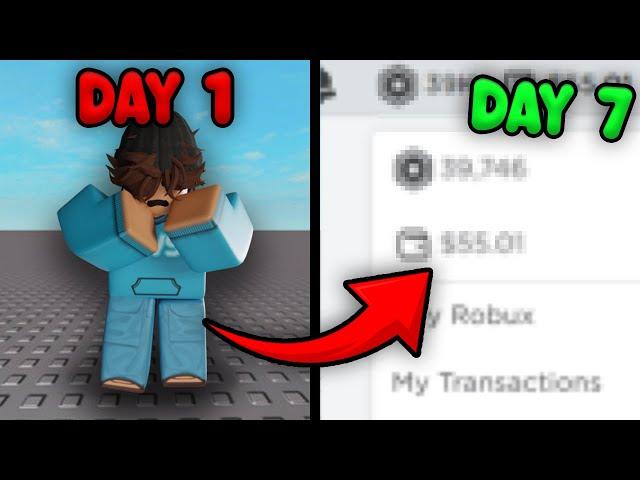 Turning 0 Robux into 10,000 Robux (Week 1) | ft @CodeBro29 |