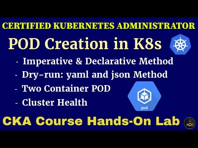 CKA Hands-On Lab-3: Mastering Pod Creation in Kubernetes | Different Methods You Need to Know