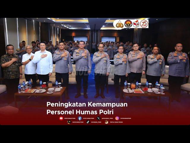 Peningkatan Kemampuan Personel Humas Polri