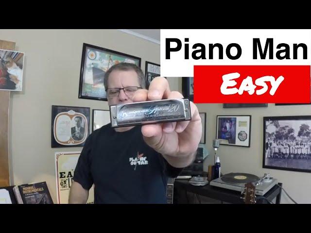 Piano Man Easy Harmonica Lesson