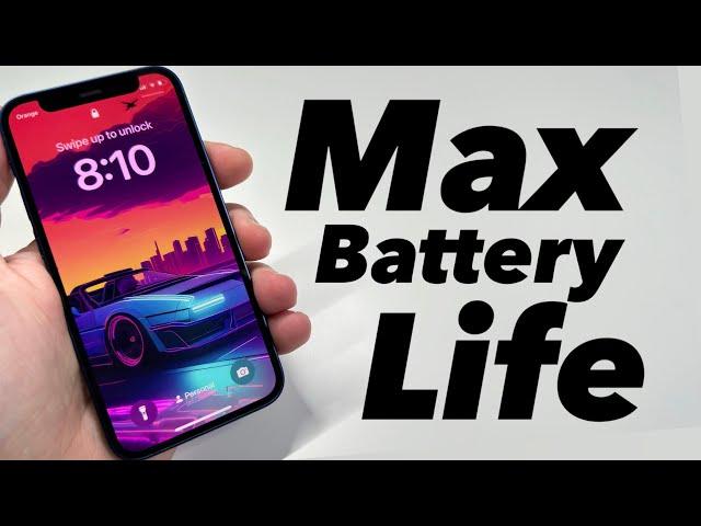 10 Pro Tips to MAXIMIZE Your iPhone 12 Mini Battery Life!