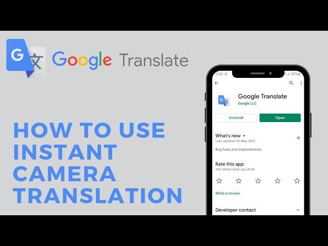 How To Use Instant Camera Translation In Google Translate | Translation Using Phone Camera | 2021