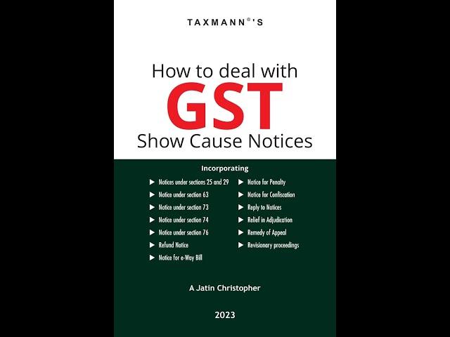 How to Deal with GST Show Cause Notices I 2023 I  CA satbir singh