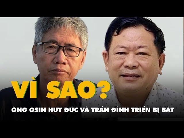 Vì sao ông Trương Huy San (Osin Huy Đức) và ông Trần Đình Triển bị bắt?