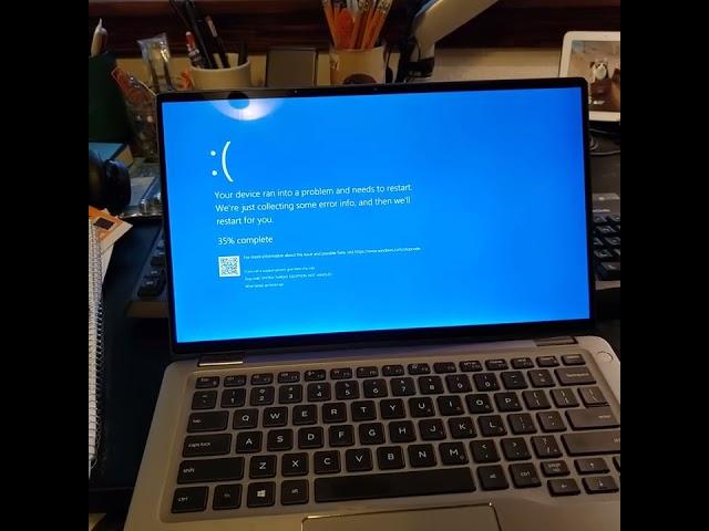 Noisy BSOD blue screen of death windows 10 pro