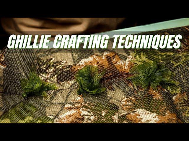 Top 3 EASY Ghillie Crafting Techniques | Using Adaptive Ghillie Mesh