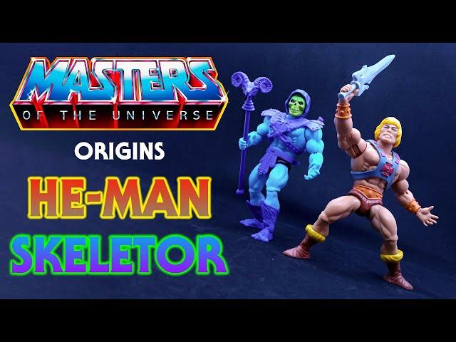 Обзор на MASTERS OF THE UNIVERSE ORIGINS - He-Man/Skeletor (Wave 5)