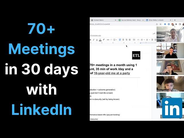 How I Booked 70+ Calls in 30 Days with LinkedIn