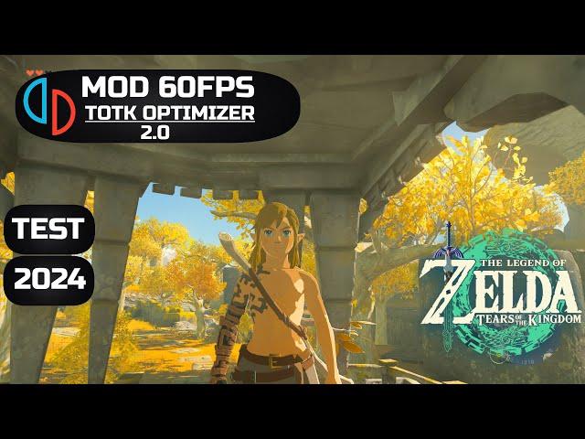 Zelda TOTK | YUZU | 60 FPS MOD TEST and LATEST MODS | 4K 2024 PC (totk optimizer 2.0)