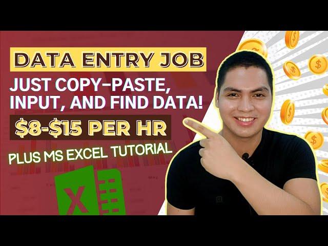 Up To $15 Per Hour | Data Entry Jobs Work From Home - Copy Paste Jobs!