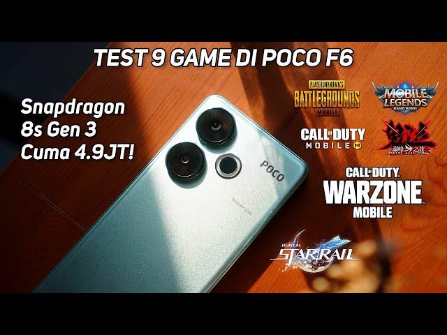 Performa Gaming POCO F6 Gak Ada Tandingan Di 4.9JT?!?!