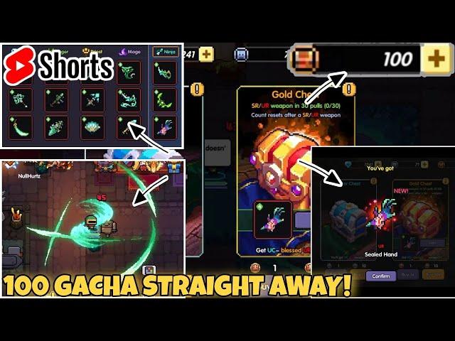 100 GACHA WEAPONS UR MY HEROES SEA! - My Heroes : SEA #shorts