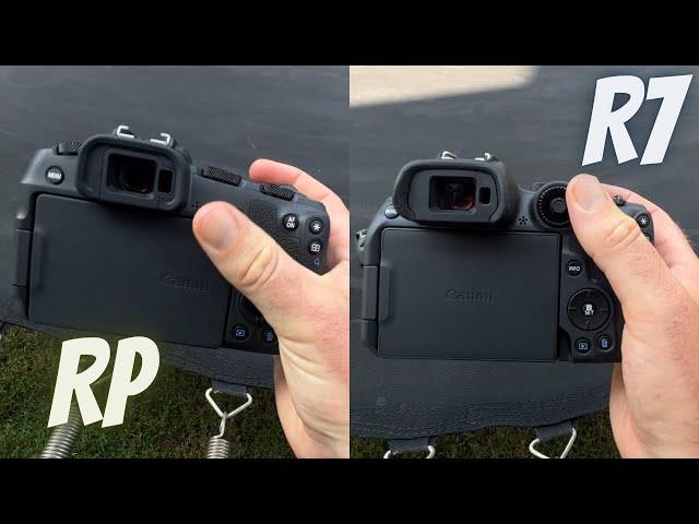 Canon r7 vs Canon Rp Build quality grip