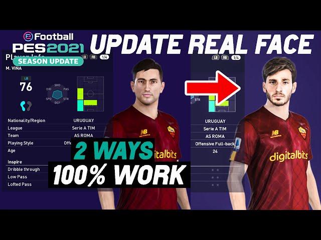 CARA INSTALL WAJAH MENJADI REAL FACE PES 2021 (CPK VERSION)