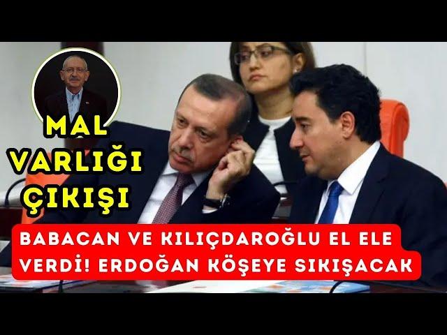 Ali Babacan ve Kılıçdaroğlu el ele verdi! Erdoğan'ı kızdıracak mal varlığı sözleri