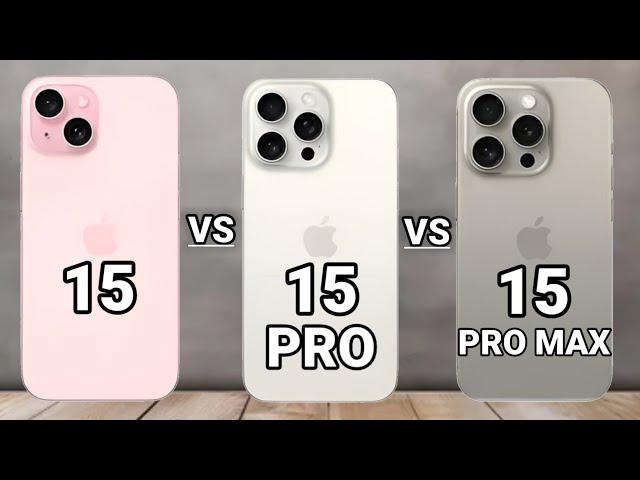 IPHONE 15 VS IPHONE 15 PRO VS IPHONE 15 PRO MAX#tech58