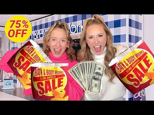 COME SHOPPING WITH US AT THE BATH & BODY WORKS SEMI ANNUAL SALE + HAUL 